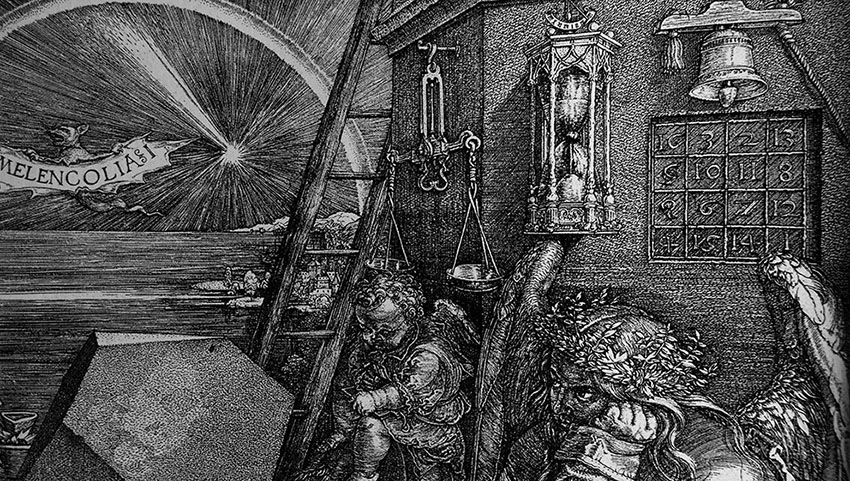 Subirach se inspira en el grabado Melancolía I para crear el cuadrado mágico de la fachada de la Sagrada Família. Novela: "¿Mía? Descubre los secretos de su pasado" de Nina Miralbell